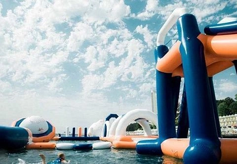 Надувной комплекс аквапарк «СуперМарио»
