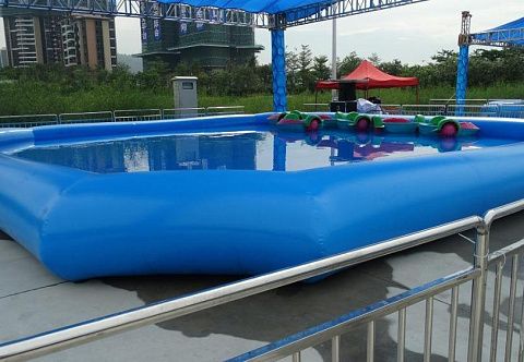 Надувной бассейн для зорбов и бамперных лодочек