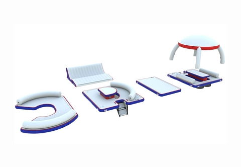 Надувной комплект мобильной мебели для отдыха на воде Бизнес