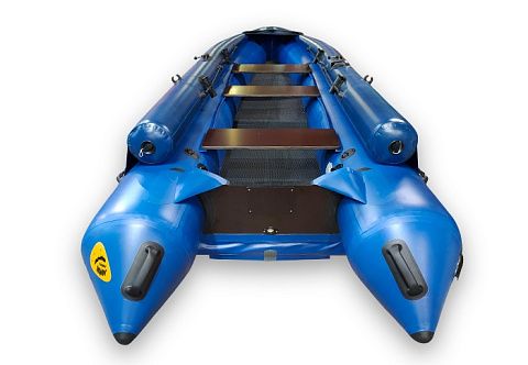 "УРАН-460Ф" - надувная моторная лодка Кабот с фальшбортом ПВХ с транцем под мотор, с надувным дном НДВД