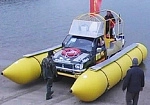 Фотография Надувные баллоны на колеса автомобиля, внедорожника, УАЗа из ПВХ (PVC) ТаймТриал