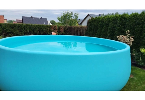 Круглый надувной бассейн IPOOLGO для отдыха из  из AirDeck Drop Stitch