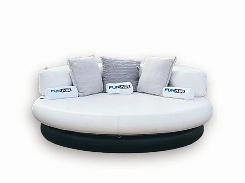 Круглый надувной диван из AirDeck Drop Stitch