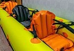 Фотография "С-35" - надувное сиденье с спинкой из ПВХ в лодку, байдарку или каяк из ткань ПВХ (PVC) ТаймТриал