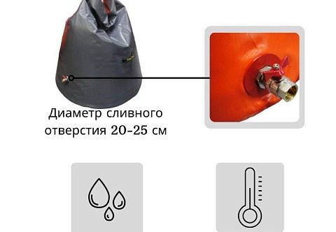 Емкость мягкая пожарная РДВ «Конусообразная». Бурдюк для воды