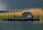 Надувной плот (платформа) под палатку для рыбалки RAPTOR