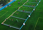 Фотография Большое надувное футбольное поле, ограждение, площадка, арена для футбола из ткань ПВХ ТаймТриал