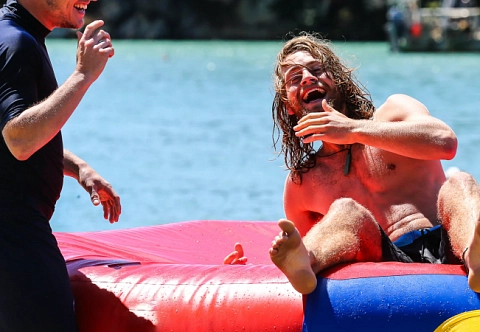 Надувной развлекательный аквапарк «Зона приключений»