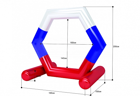 Надувное препятствие 