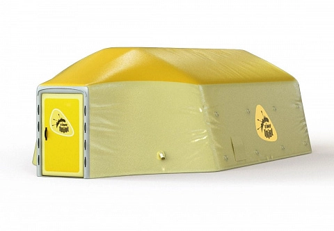 Пневмокаркасная геологическая палатка