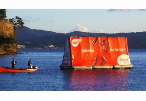 «ПНЕВМОБИЛБОРД» - надувная мобильная плавающая рекламная конструкция (щит, билборд) для суши, воды, фотозоны