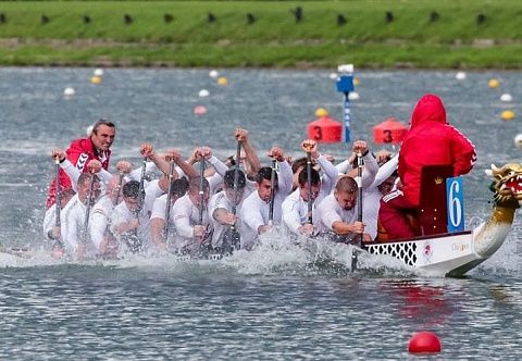 Весло для гребли на лодке «Дракон»