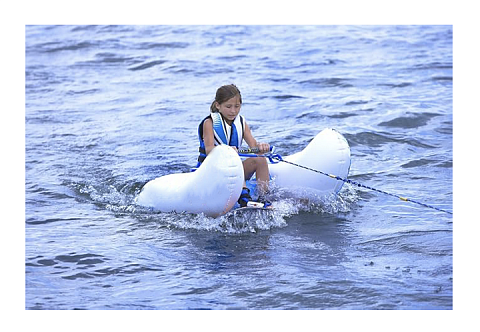 Надувной водный аттракцион для тренировок на вейкборде