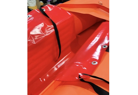 Защитный коврик на дно байдарки, пакрафта, лодки (подстилка для собак)