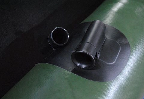 Двойной держатель спиннинга с трубками. Удочкодержатель