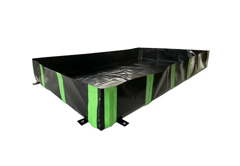 Самоподдерживающийся защитный складной поддон ПВХ для локализации утечек различных химических веществ