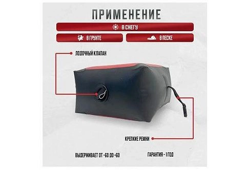 «МЕГАКРАТ» - надувной автомобильный универсальный домкрат из AIRDECK