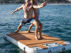 Фотография Надувная плавающая платформа с ЭВА покрытием из AIRDECK (DWF) ТаймТриал