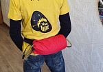 Спасательный спасконец "Александрова", "Морковка" (линь) с креплением на поясе из OXFORD ТаймТриал