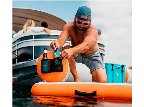 Карман с сеткой на платформу для напитков