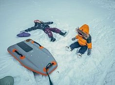Фотография "ЭСКИМОС" - надувные бескамерные зимние санки из Airdeck катания с горки из AIRDECK (DWF) ТаймТриал