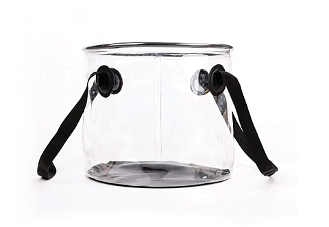 Складное прозрачное походное ведро из ТПУ
