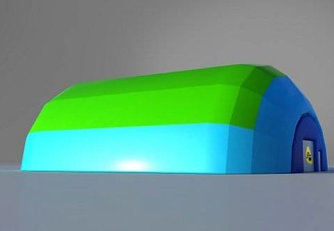 Пневмокаркасные ангары для спец. техники