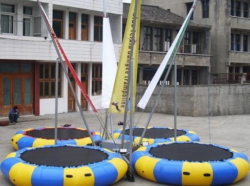 Надувной батут для детского банджи