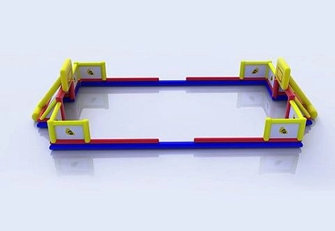 Надувное футбольное поле