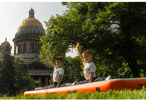 Надувная акробатическая дорожка «Взлётка»