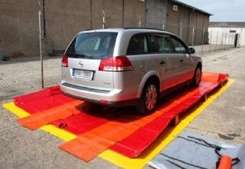 Крупногабаритный складной защитный поддон из ПВХ