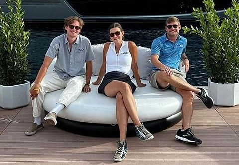 Круглый надувной диван из AirDeck Drop Stitch