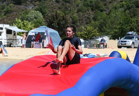 Надувной развлекательный аквапарк «СУПЕРГЕРОЙ»