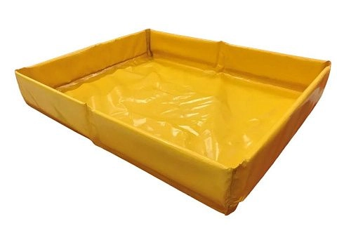 Защитный складной поддон ПВХ бескаркасный складной