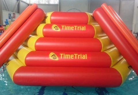 Надувная водная «Пирамида» скалодром с горками