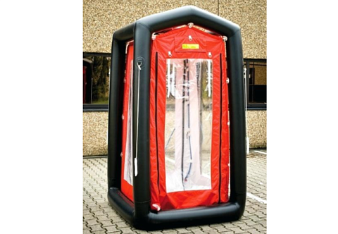 Быстровозводимая мобильная дезактивационная палатка для обеззараживания и дезинфекции