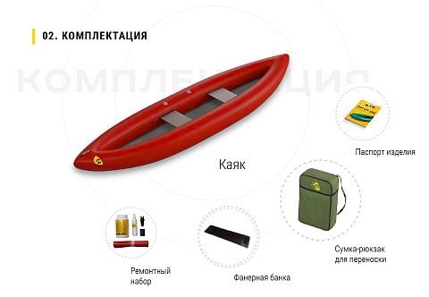 «ЩУКАРЬ ЛАЙТ-380» - двухместный сверхлегкий надувной паккаяк (пакрафт) из ПВХ