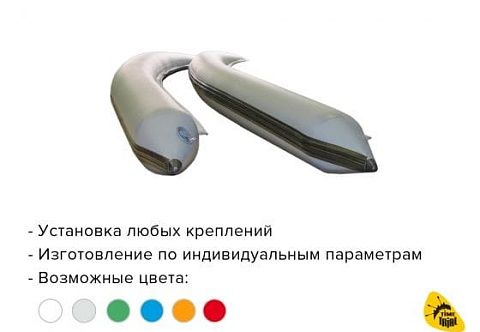 Быстросъемные изогнутые надувные борта (баллоны) для лодки на заказ
