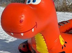 Фотография Жесткая сцепка для снегохода, квадроцикла для буксировки банана, санок из СТАЛЬ ТаймТриал