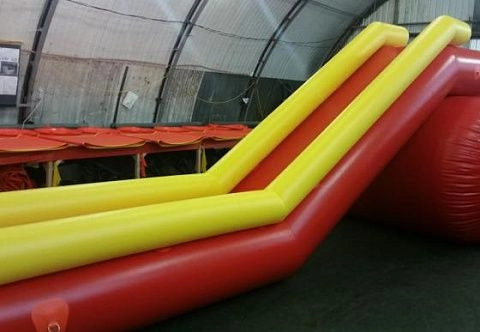 Надувная горка «Стрела» с опорным баллоном