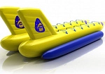 Фотография "САМОЛЕТ-ДАБЛ" - буксируемый аттракцион надувные санки зимний, водный дубль-банан из ПВХ ТаймТриал