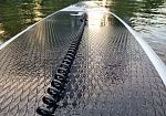 Фотография Надувная доска SUP BOARD (сапборд) NINJA 11" (335*82*15 см) с веслом из AIRDECK (DWF) ТаймТриал