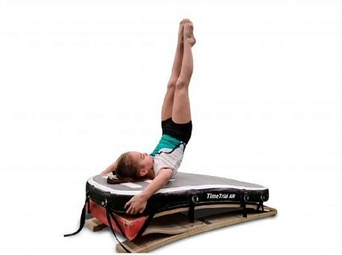 Надувное безопасное покрытие для гимнастического мостика (мат-накладка)