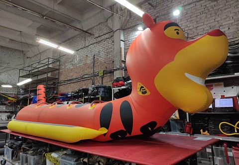 &quot;ТИГР-ДАБЛ&quot; - надувной зимний, водный буксируемый аттракцион дубль-банан