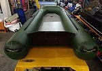 Фотография "КАРПФИШЕР 320 " - надувная рыболовная лодка ПВХ с надувным дном из AirDeck (воздушная палуба) НДВД для карпового карпфишинга (ловля карпа) из ткань ПВХ ТаймТриал