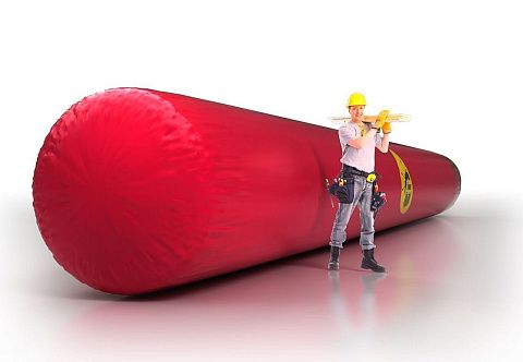 Надувная (пневматическая) опалубка для бетона