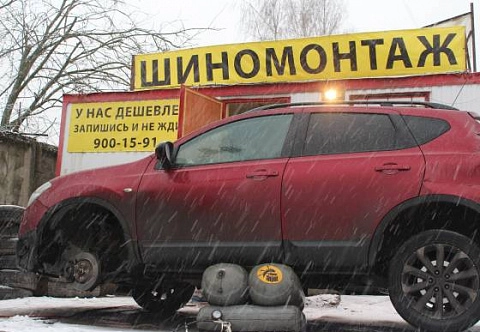 Надувной (воздушный) автомобильный домкрат для шиномонтажа вместо подкатного