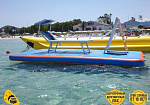 Надувной причал-платформа "MegaRaft" для отдыха, купания и развлечений на воде из AIRDECK (DWF) ТаймТриал