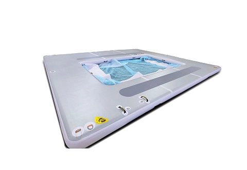 Надувной плавучий бассейн с защитной сеткой от медуз, акул для яхты, открытой воды