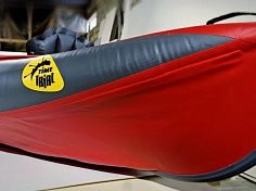 Фотография "ВЕГА-2" - быстроходная надувная байдарка с надувным дном (двухместная) для водных походов, сплавам по рекам, озеру, морю. Штевневая из ткань ПВХ ТаймТриал